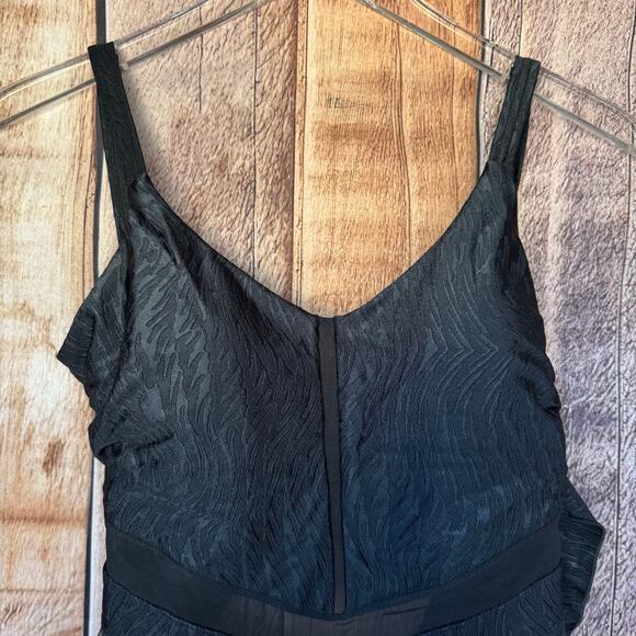 Leonisa Swimsuit One Piece Black Adjustable Strap Cutouts Slimming Shaping Small - Picture 3 of 8